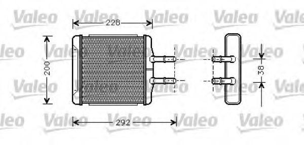 Радиатор печки VALEO 812335
