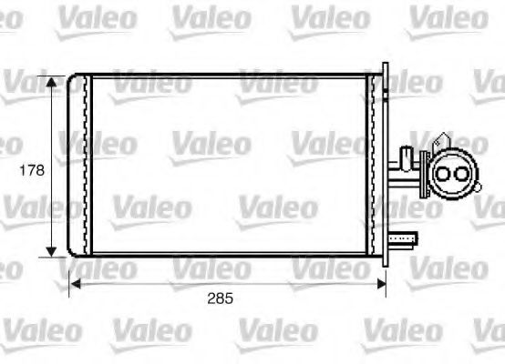 Радиатор печки VALEO 812337