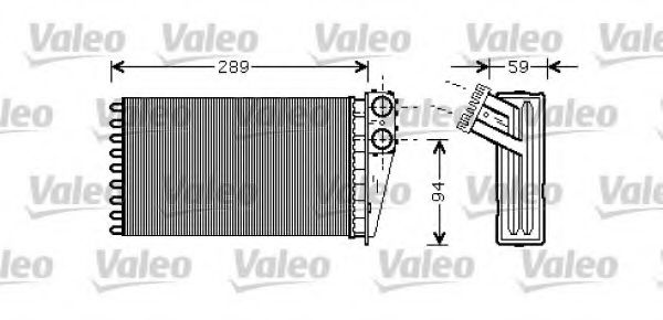 Радиатор печки VALEO 812338