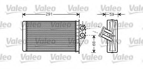 Радиатор печки VALEO 812339