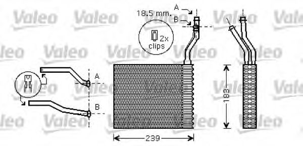 Радиатор печки VALEO 812359