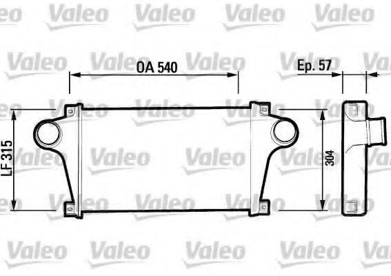 Интеркулер VALEO 816731