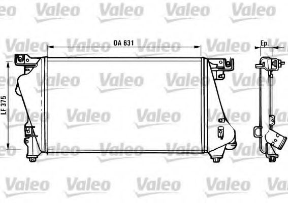 Интеркулер valeo 816959