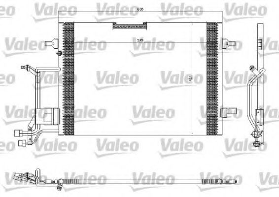 Радиатор кондиционера VALEO 816967
