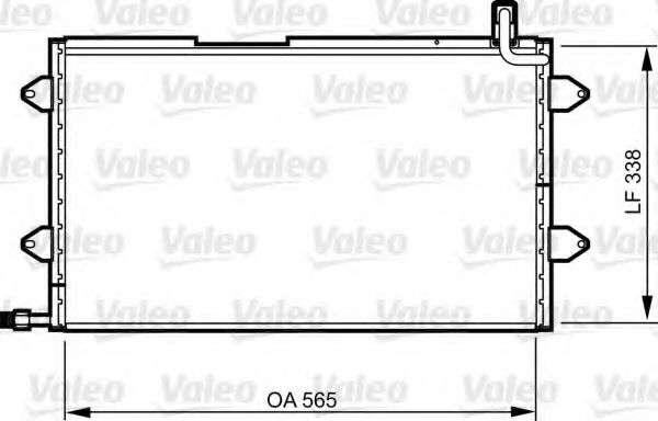 Радиатор кондиционера VALEO 817024