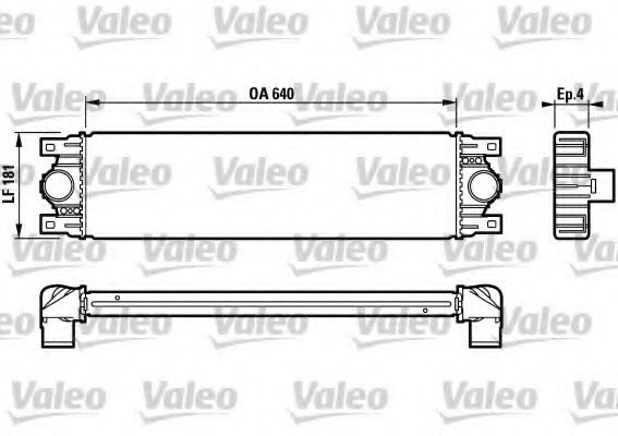 Интеркулер VALEO 817115