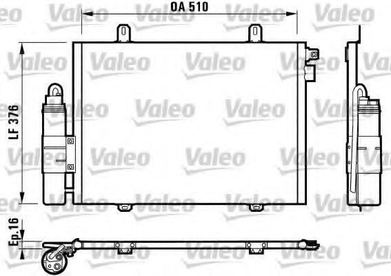 Радиатор кондиционера VALEO 817171