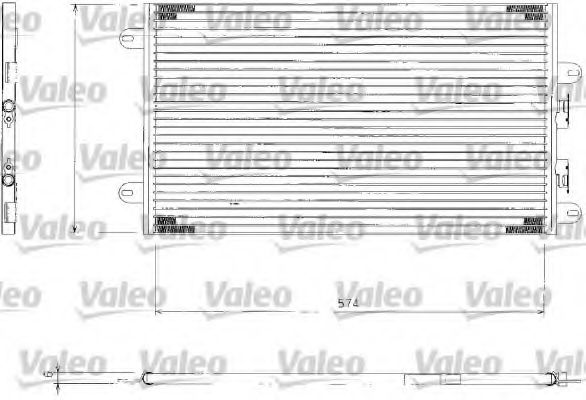 Радиатор кондиционера VALEO 817463