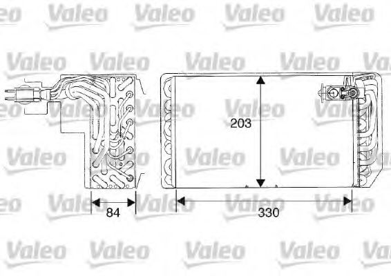Испаритель кондиционера VALEO 817467