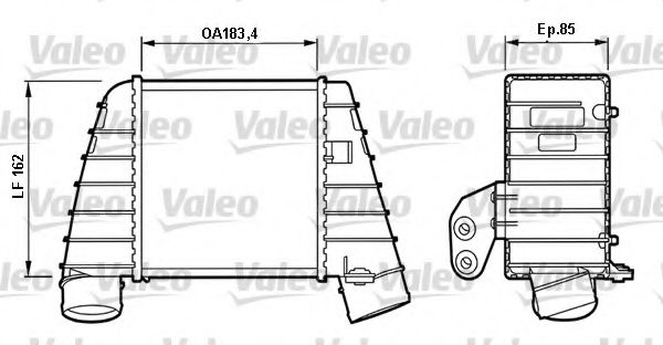 Интеркулер VALEO 817488