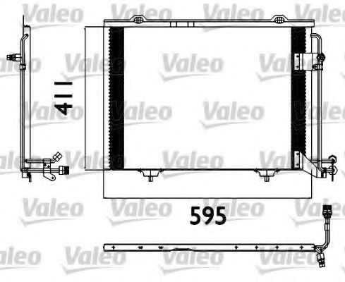 Радиатор кондиционера VALEO 817562
