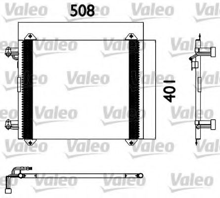 Радиатор кондиционера VALEO 817570