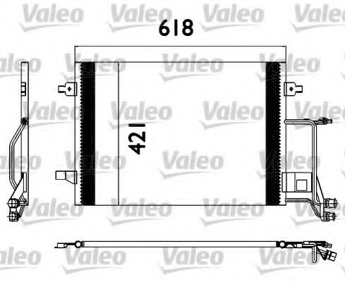 Радиатор кондиционера VALEO 817666