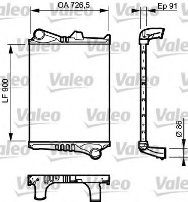 Интеркулер VALEO 817775