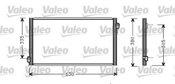 Радиатор кондиционера VALEO 817783