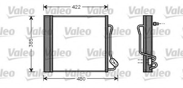 Радиатор кондиционера VALEO 817801
