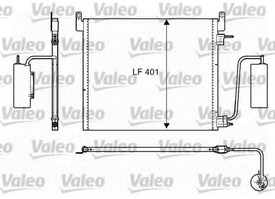 Радиатор кондиционера VALEO 817853