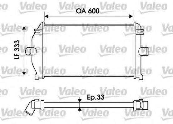 Интеркулер VALEO 817924