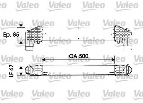 Интеркулер VALEO 817936