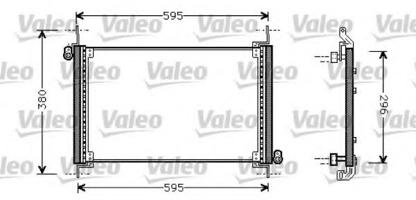 Радиатор кондиционера VALEO 818019