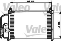 Радиатор кондиционера VALEO 818056