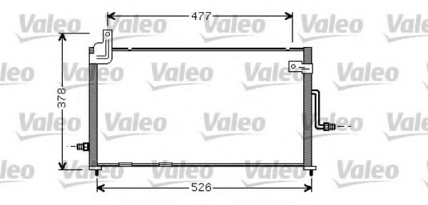 Радиатор кондиционера VALEO 818060