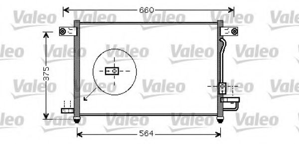 Радиатор кондиционера VALEO 818061
