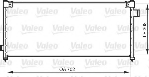 Радиатор кондиционера VALEO 818101