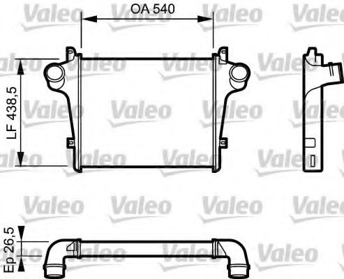 Интеркулер VALEO 818779