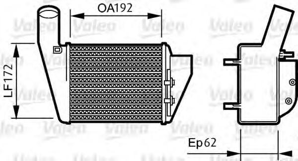 Интеркулер VALEO 818828