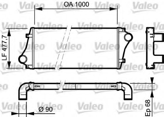 Интеркулер VALEO 818877