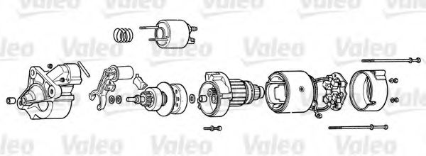 Стартер VALEO D9R121