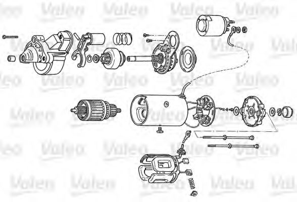 Стартер VALEO D7R26