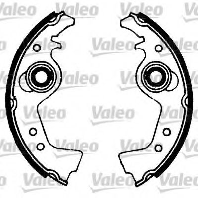 Тормозные колодки барабанные VALEO 562761