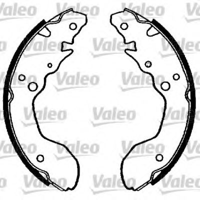 Тормозные колодки барабанные VALEO 562755