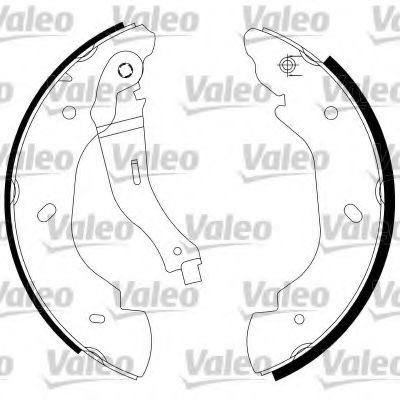 Тормозные колодки барабанные VALEO 564012