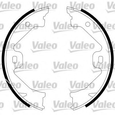 Тормозные колодки барабанные VALEO 564028