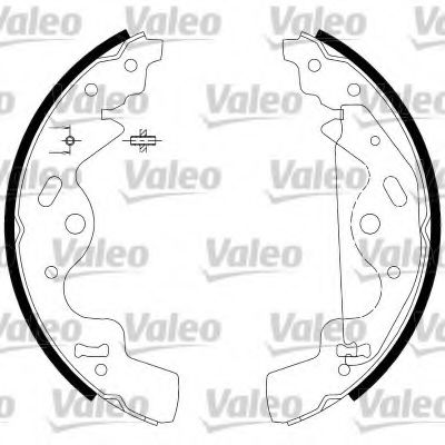 Тормозные колодки барабанные VALEO 564030