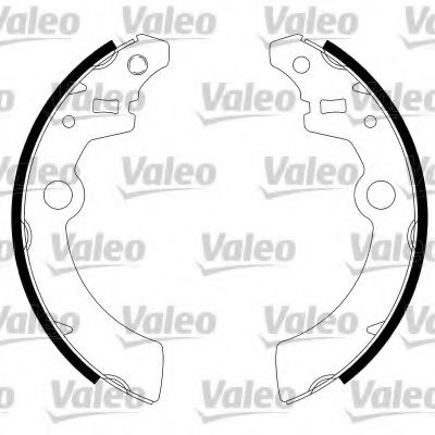 Тормозные колодки барабанные VALEO 562999