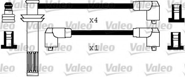 Комплект проводов зажигания VALEO 346531