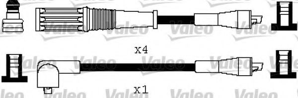 Комплект проводов зажигания VALEO 346487