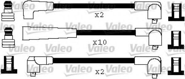 Комплект проводов зажигания VALEO 346479