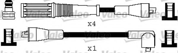 Комплект проводов зажигания VALEO 346458
