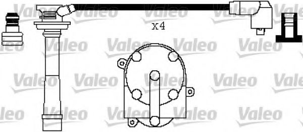 Комплект проводов зажигания VALEO 346434