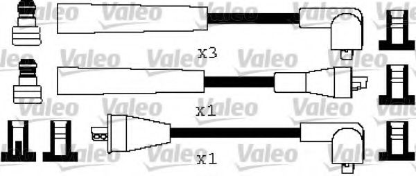 Комплект проводов зажигания VALEO 346409