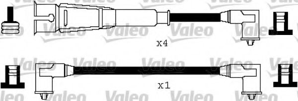 Комплект проводов зажигания VALEO 346266