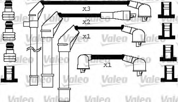 Комплект проводов зажигания VALEO 346259