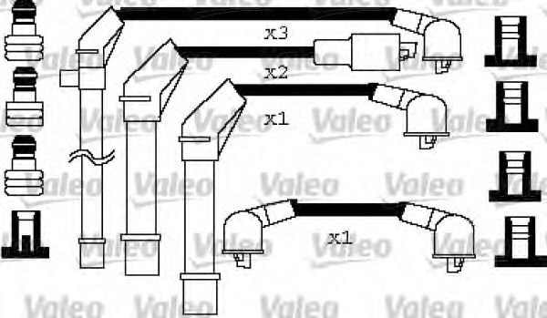Комплект проводов зажигания VALEO 346256