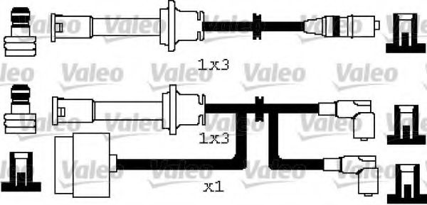 Комплект проводов зажигания valeo 346249