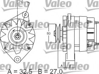 Генератор VALEO 433472 Генератор VALEO 433472